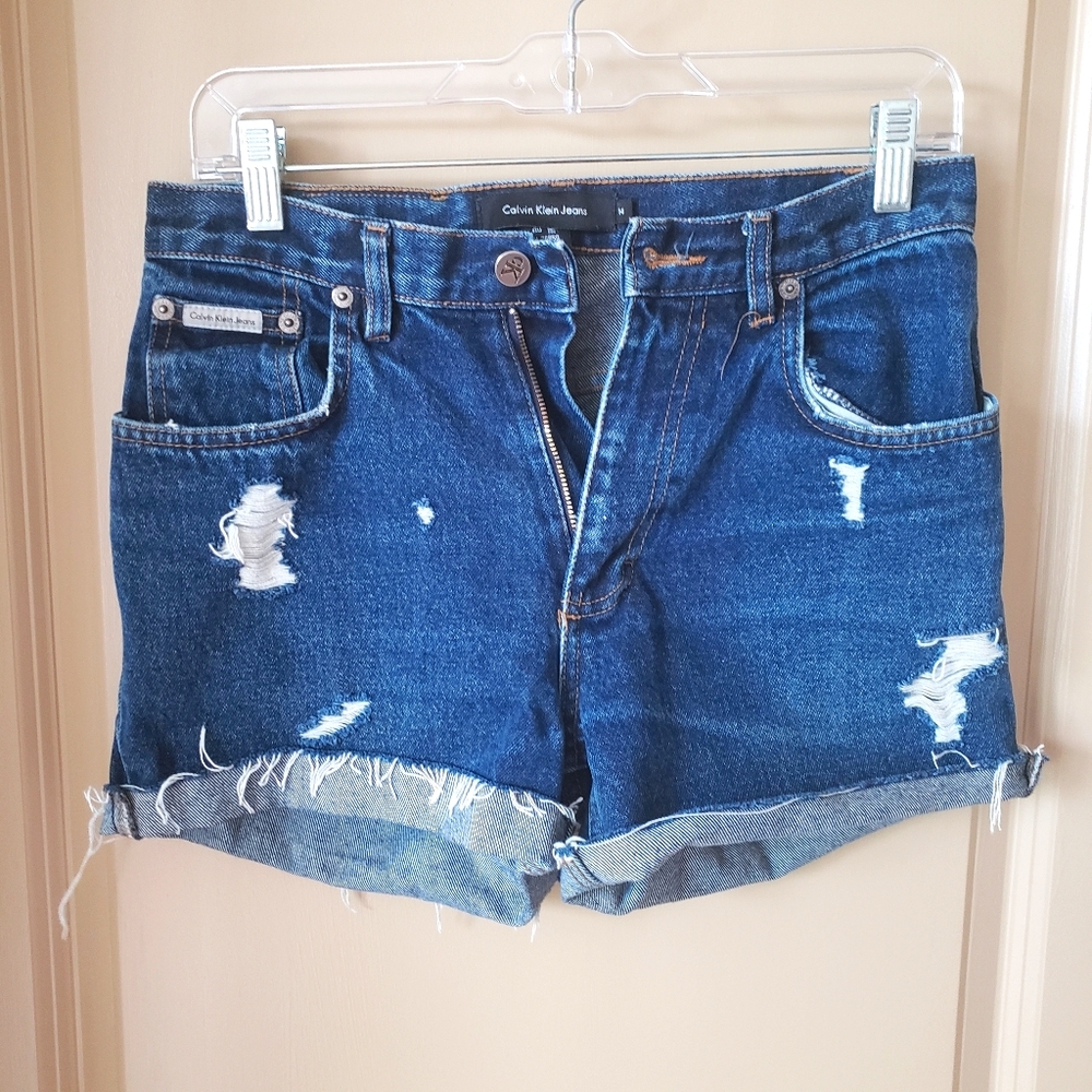 Vintage CK High Waisted Jean Shorts